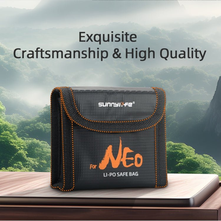 Sunnylife Battery Explosion - proof Safe Bag Protective Li - Po Safe Bag, For DJI Neo - ORIWHIZCases & BagsDJI & Insta360 AccessoriesDJI Neo Accessories