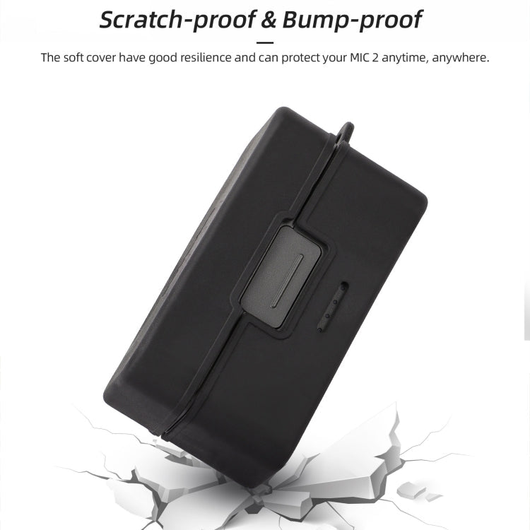 Sunnylife BHT772 Charging Case Wireless Mic Soft Scratch - proof Protective Cover, For DJI Mic 2 - ORIWHIZDJI & Insta360 AccessoriesDJI Mic SeriesOther DJI Accessories