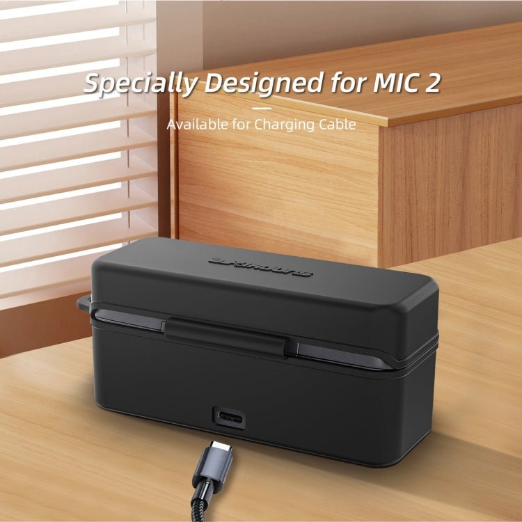 Sunnylife BHT772 Charging Case Wireless Mic Soft Scratch - proof Protective Cover, For DJI Mic 2 - ORIWHIZDJI & Insta360 AccessoriesDJI Mic SeriesOther DJI Accessories