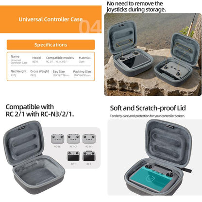 Sunnylife Carrying Hard Travel Storage Bag, For DJI Lito 1 / X1 / Mini 5 Pro Body Bag, For DJI Lito 1 / X1 / Mini 5 Pro Easy Combo Bag, For DJI Lito 1 / X1 / Mini 5 Pro Battery Combo Bag, For DJI RC 2/1 / RC - N3/2/1 Controller Bag - ORIWHIZCarry Cases & BagsDJI & Insta360 AccessoriesDJI Mini Series