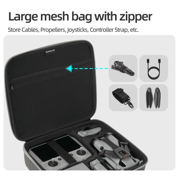 Sunnylife Carrying Hard Travel Storage Bag, For DJI Lito 1 / X1 / Mini 5 Pro Body Bag, For DJI Lito 1 / X1 / Mini 5 Pro Easy Combo Bag, For DJI Lito 1 / X1 / Mini 5 Pro Battery Combo Bag, For DJI RC 2/1 / RC - N3/2/1 Controller Bag - ORIWHIZCarry Cases & BagsDJI & Insta360 AccessoriesDJI Mini Series