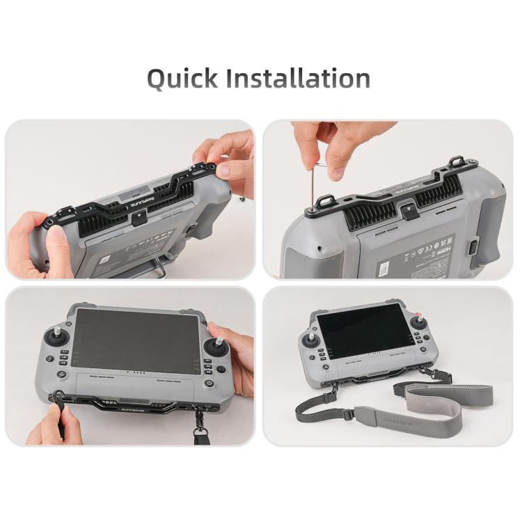 Sunnylife Controller Hanger Bracket with PU Leather Strap Shoulder Belt, For DJI RC Plus 2 / 1 - ORIWHIZDJI & Insta360 AccessoriesDJI Controller AccessoriesSunnylife