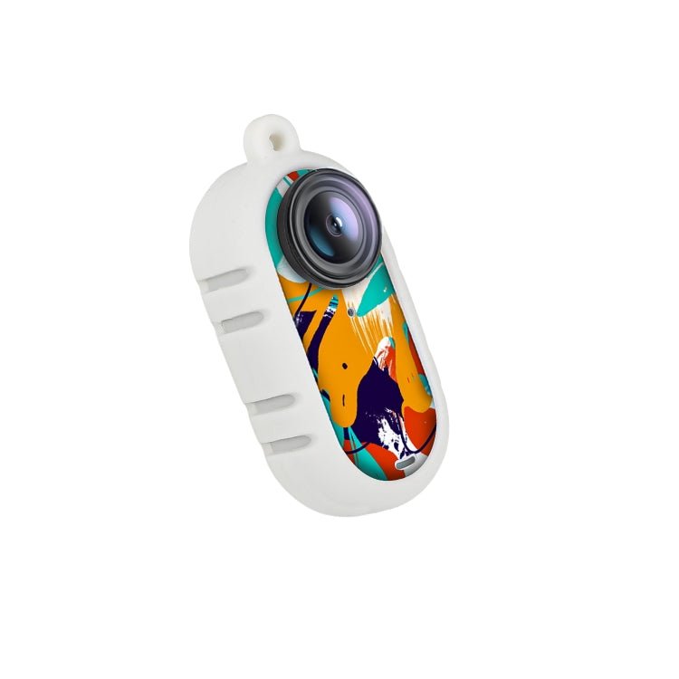 Sunnylife Cooling Silicone Case Stickers Skin Wrap Lens Cover with Neck Strap, For Insta360 GO 3 - ORIWHIZDJI & Insta360 AccessoriesInsta360 GO SeriesProtection & Cases