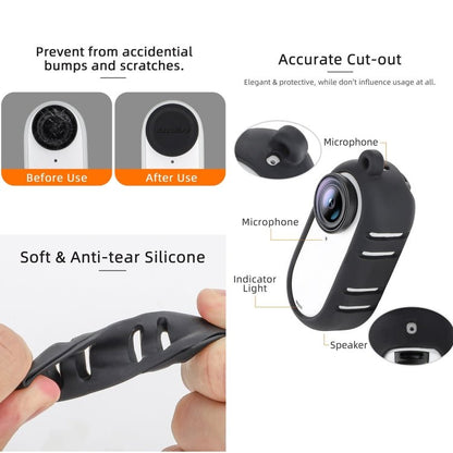 Sunnylife Cooling Silicone Case Stickers Skin Wrap Lens Cover with Neck Strap, For Insta360 GO 3 - ORIWHIZDJI & Insta360 AccessoriesInsta360 GO SeriesProtection & Cases