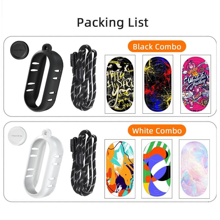 Sunnylife Cooling Silicone Case Stickers Skin Wrap Lens Cover with Neck Strap, For Insta360 GO 3 - ORIWHIZDJI & Insta360 AccessoriesInsta360 GO SeriesProtection & Cases