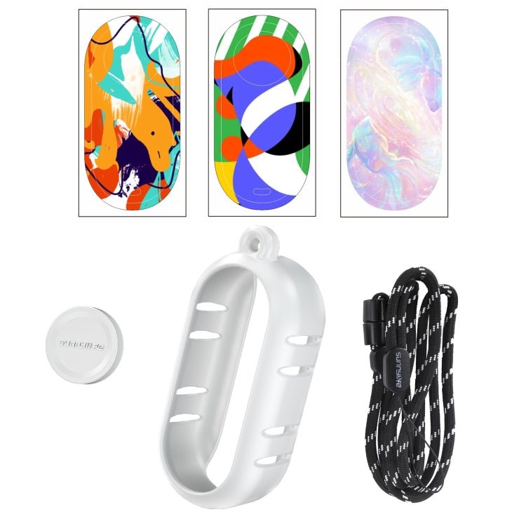 Sunnylife Cooling Silicone Case Stickers Skin Wrap Lens Cover with Neck Strap, For Insta360 GO 3 - ORIWHIZDJI & Insta360 AccessoriesInsta360 GO SeriesProtection & Cases