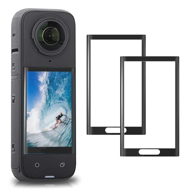 Sunnylife Curved Tempered Film HD Anti - Explosion Anti - Drop Scratch Protective Film, For Insta360 X5 / X4, For Insta360 X5 / X4 2sets - ORIWHIZDJI & Insta360 AccessoriesInsta360 X SeriesProtection & Cases