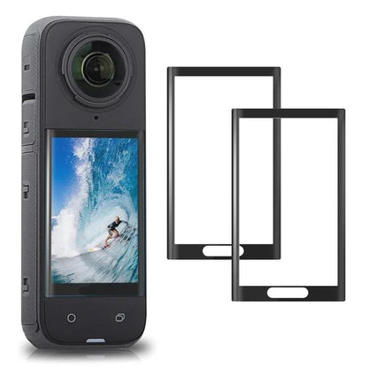 Sunnylife Curved Tempered Film HD Anti - Explosion Anti - Drop Scratch Protective Film, For Insta360 X5 / X4, For Insta360 X5 / X4 2sets - ORIWHIZDJI & Insta360 AccessoriesInsta360 X SeriesProtection & Cases