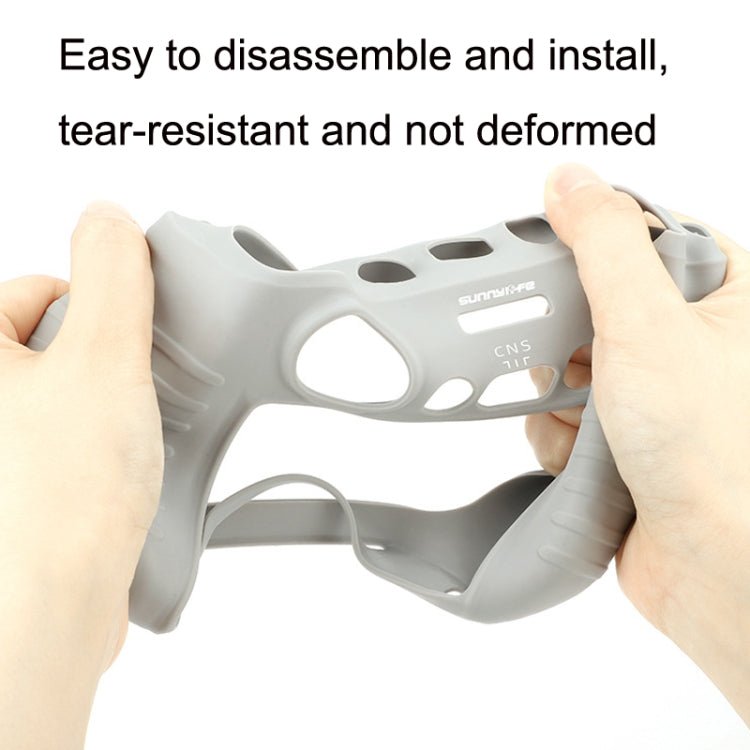 Sunnylife For DJI RC Remote Control Silicone Protective Case, Style: With Hood (Gray), For DJI RC With Hood (Black), For DJI RC With Hood (Gray), For Mini 3 Pro DJI RC Without Hood (Black), For DJI RC Without Hood (Gray) - ORIWHIZDJI & Insta360 AccessoriesDJI Controller AccessoriesSunnylife