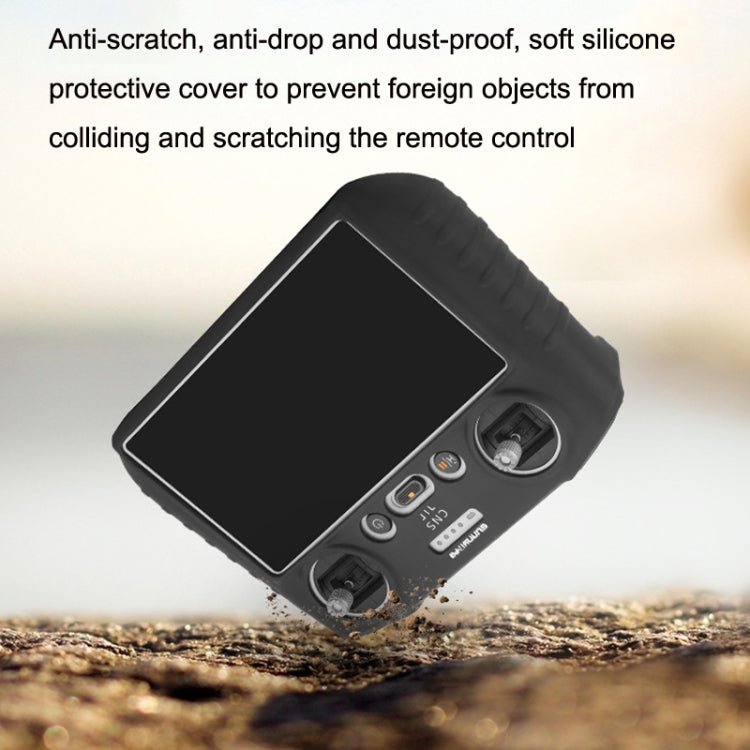 Sunnylife For DJI RC Remote Control Silicone Protective Case, Style: With Hood (Gray), For DJI RC With Hood (Black), For DJI RC With Hood (Gray), For Mini 3 Pro DJI RC Without Hood (Black), For DJI RC Without Hood (Gray) - ORIWHIZDJI & Insta360 AccessoriesDJI Controller AccessoriesSunnylife