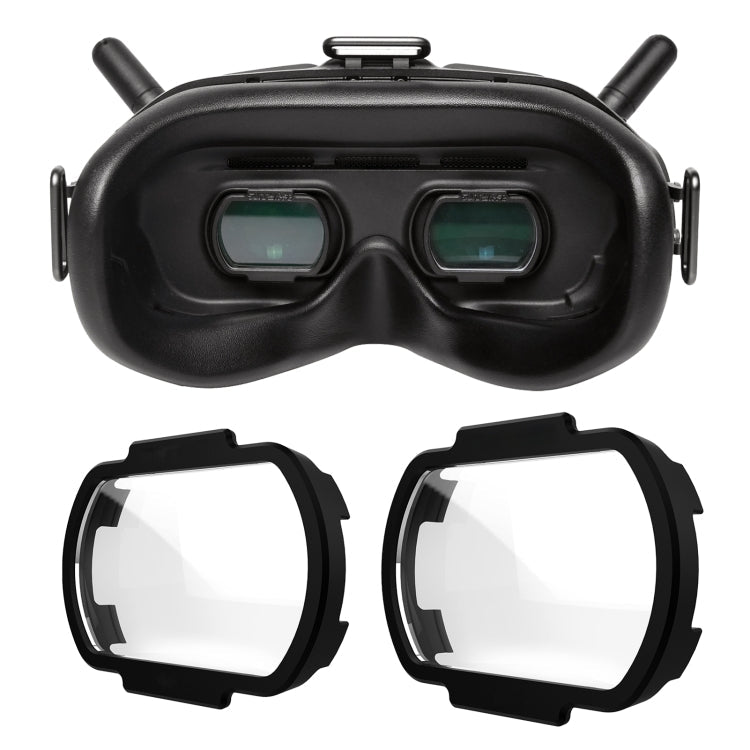 Sunnylife FV - Q9334 2 PCS Myopia Lens Nearsighted Corrective Aspherical Lens for DJI FPV Goggles V2, 100 Degree, 150 Degree, 200 Degree, 250 Degree, 300 Degree, 350 Degree, 400 Degree, 450 Degree, 500 Degree, 550 Degree, 600 Degree, 700 Degree, 800 Degree - ORIWHIZDJI & Insta360 AccessoriesDJI FPV SeriesLens Accessories