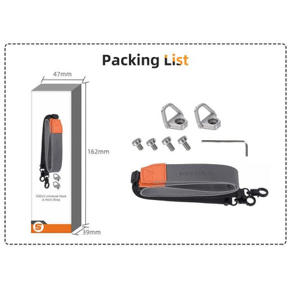 Sunnylife GS014 Multi - Purpose Lanyard with CNC Aluminum Buckle, For DJI RC 2 / 1 / Pro 2 / 1 - ORIWHIZDJI & Insta360 AccessoriesDJI Controller AccessoriesSunnylife
