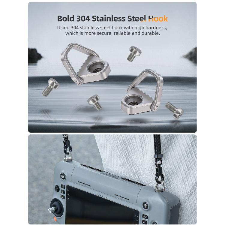 Sunnylife GS014 Multi - Purpose Lanyard with CNC Aluminum Buckle, For DJI RC 2 / 1 / Pro 2 / 1 - ORIWHIZDJI & Insta360 AccessoriesDJI Controller AccessoriesSunnylife