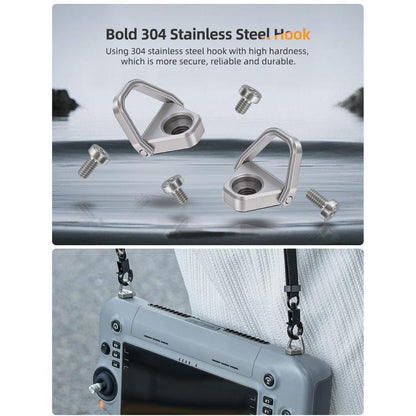 Sunnylife GS014 Multi - Purpose Lanyard with CNC Aluminum Buckle, For DJI RC 2 / 1 / Pro 2 / 1 - ORIWHIZDJI & Insta360 AccessoriesDJI Controller AccessoriesSunnylife