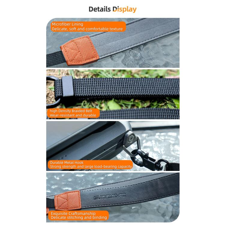 Sunnylife GS014 Multi - Purpose Lanyard with CNC Aluminum Buckle, For DJI RC 2 / 1 / Pro 2 / 1 - ORIWHIZDJI & Insta360 AccessoriesDJI Controller AccessoriesSunnylife