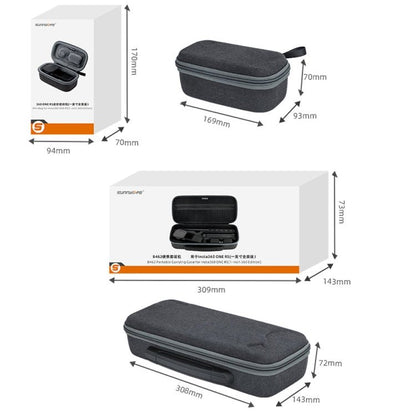 Sunnylife IST - B461 For DJI Insta360 One RS 1 - inch Panoramic Camera Storage, For DJI Insta360 One RS Single Machine Bag, For DJI Insta360 One RS Set Bag - ORIWHIZDJI & Insta360 AccessoriesOther Insta360 AccessoriesSunnylife