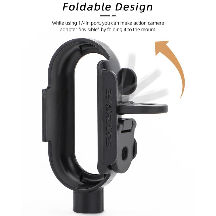 Sunnylife IST - BK592 Mount Adapter Protective Frame Cage Mounting Brackets Housing Case, For Insta360 Go 3 - ORIWHIZDJI & Insta360 AccessoriesInsta360 GO SeriesMounts