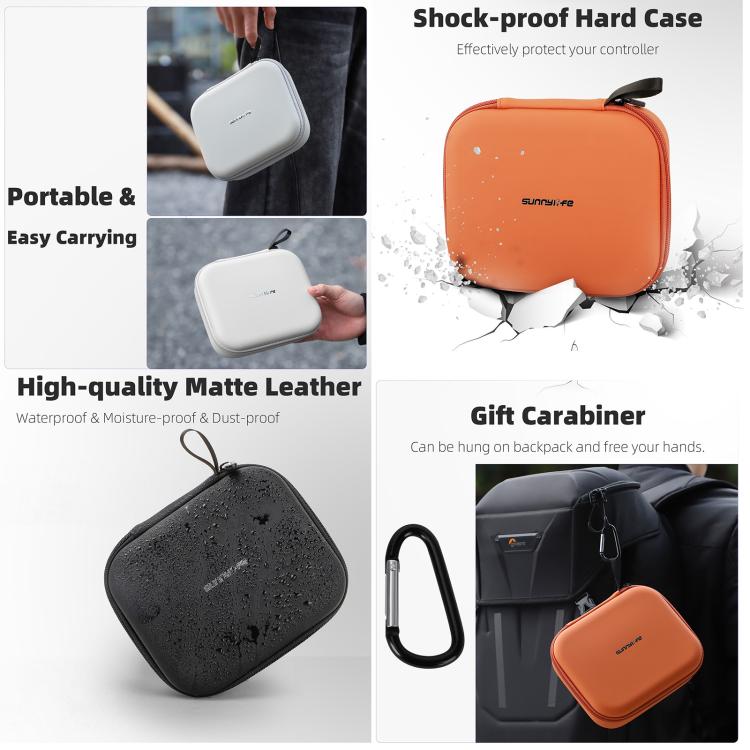 Sunnylife Mini Carrying Case Protective Handbag Portable Clutch Storage Bag for DJI RC 2 / 1 / RC - N3 / N2 / N1 - ORIWHIZDJI & Insta360 AccessoriesDJI Controller AccessoriesSunnylife