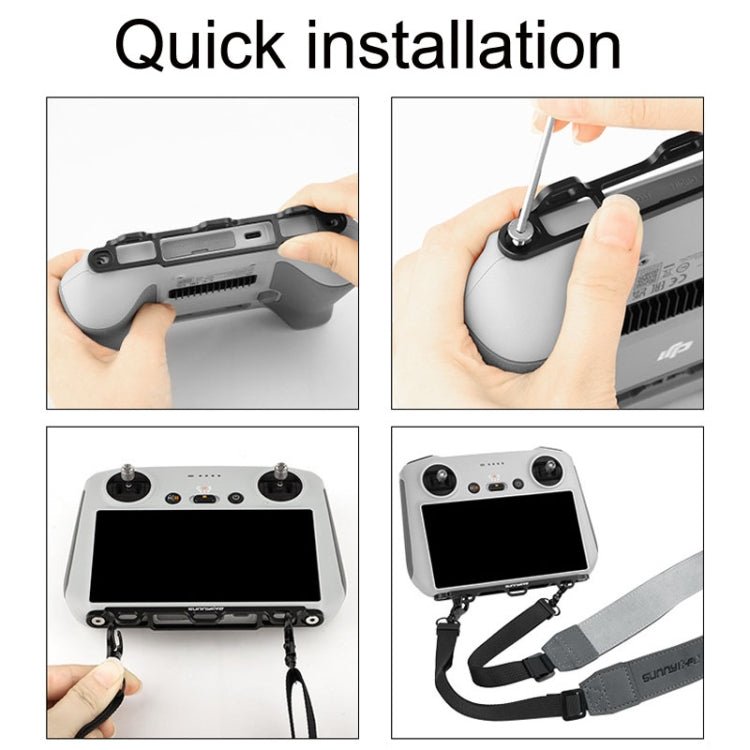 Sunnylife MM3 - GS389 For Mini 3 Pro DJI RC with Screen Remote Control Leather Lanyard, MM3 - GS389 - ORIWHIZDJI & Insta360 AccessoriesDJI Controller AccessoriesSunnylife