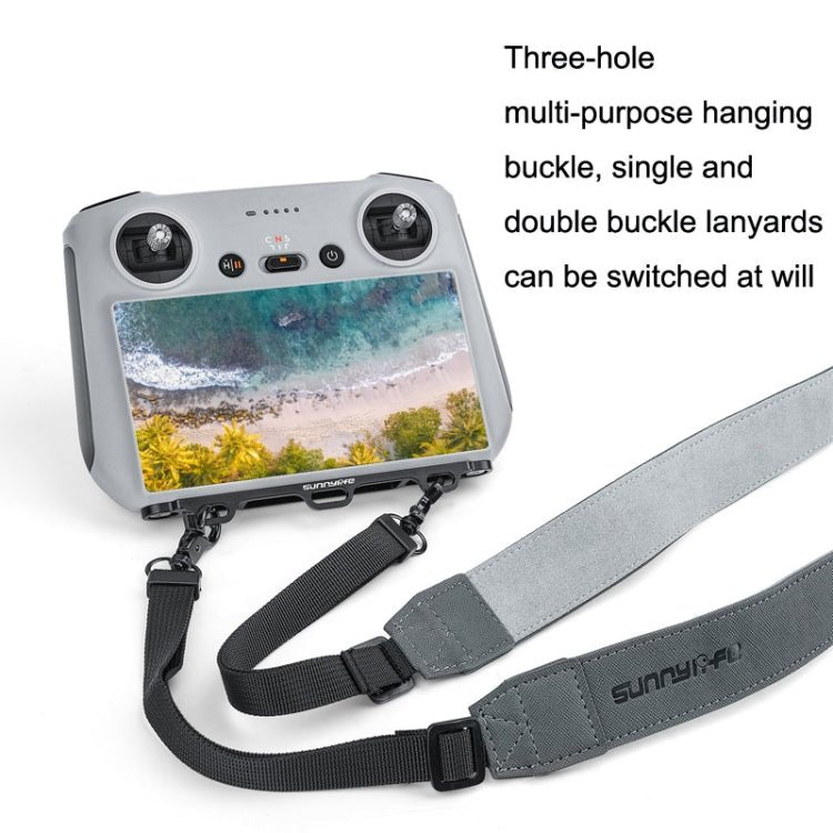 Sunnylife MM3 - GS389 For Mini 3 Pro DJI RC with Screen Remote Control Leather Lanyard, MM3 - GS389 - ORIWHIZDJI & Insta360 AccessoriesDJI Controller AccessoriesSunnylife