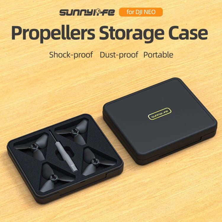 Sunnylife NEO Propellers Case Storage Mini Travel Case Box, For DJI Neo - ORIWHIZCases & BagsDJI & Insta360 AccessoriesDJI Neo Accessories