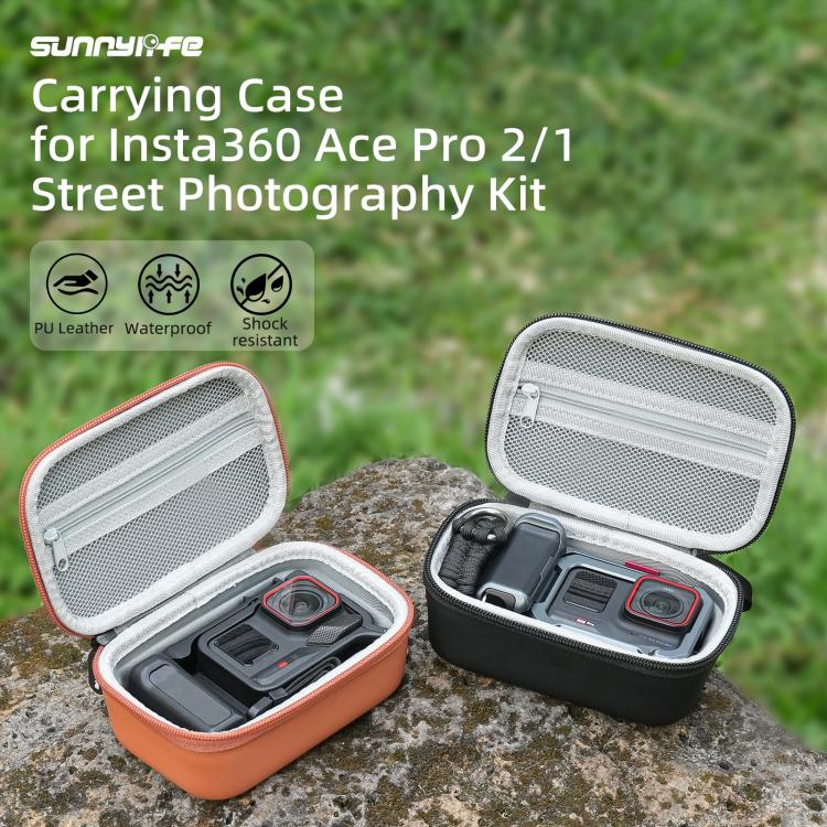 Sunnylife Portable Carrying Case Mini Handbag Storage Bag for Insta360 Ace Pro 2 / 1 Street Photography Kit, For Insta360 Ace Pro 2 / 1 Street Photography Kit - ORIWHIZDJI & Insta360 AccessoriesInsta360 Ace SeriesProtection & Cases
