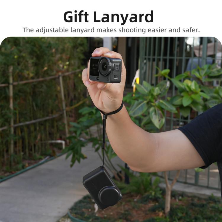 Sunnylife Portable Protective Cover Shock - proof Dust - proof Storage Box with Lanyard for DJI Osmo Action 6 / 5 Pro / 4 / 3, For DJI Osmo Action 6 / 5 Pro / 4 / 3 - ORIWHIZCase & BagsDJI & Insta360 AccessoriesOsmo Action Series