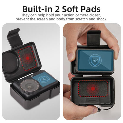 Sunnylife Portable Protective Cover Shock - proof Dust - proof Storage Box with Lanyard for DJI Osmo Action 6 / 5 Pro / 4 / 3, For DJI Osmo Action 6 / 5 Pro / 4 / 3 - ORIWHIZCase & BagsDJI & Insta360 AccessoriesOsmo Action Series