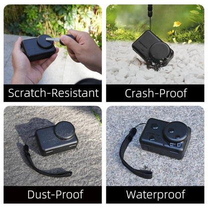 Sunnylife Portable Protective Cover Shock - proof Dust - proof Storage Box with Lanyard for DJI Osmo Action 6 / 5 Pro / 4 / 3, For DJI Osmo Action 6 / 5 Pro / 4 / 3 - ORIWHIZCase & BagsDJI & Insta360 AccessoriesOsmo Action Series
