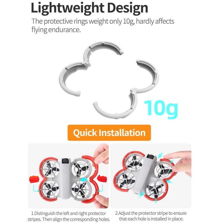 Sunnylife Propeller Protective Guard Anti - collision Ring Cover, For DJI Neo - ORIWHIZDIY PropellerDJI & Insta360 AccessoriesDJI Neo Accessories