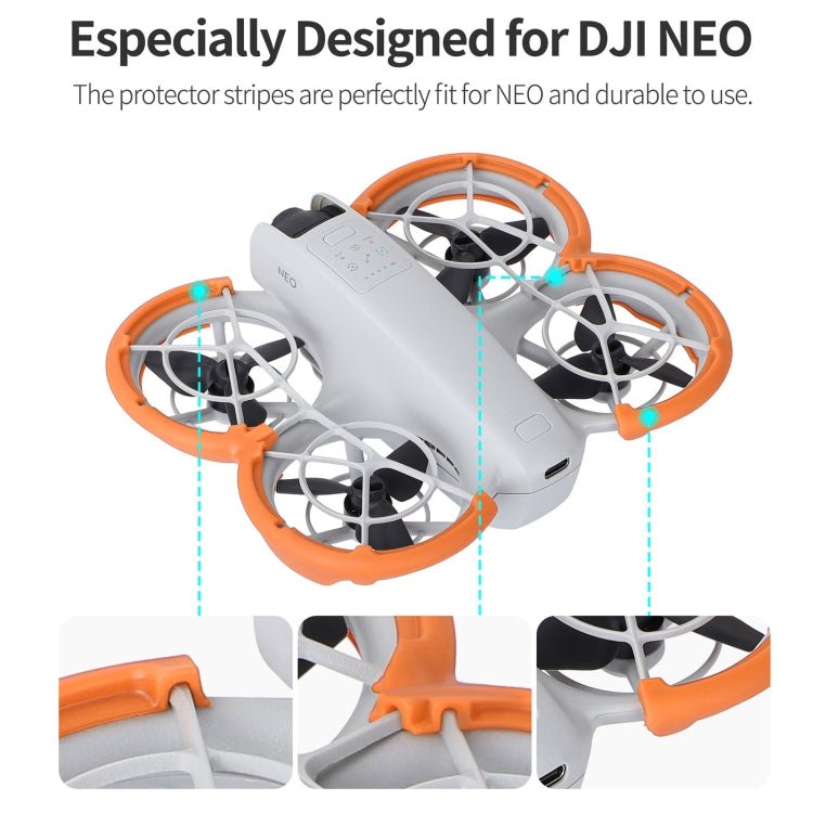Sunnylife Propeller Protective Guard Anti - collision Ring Cover, For DJI Neo - ORIWHIZDIY PropellerDJI & Insta360 AccessoriesDJI Neo Accessories