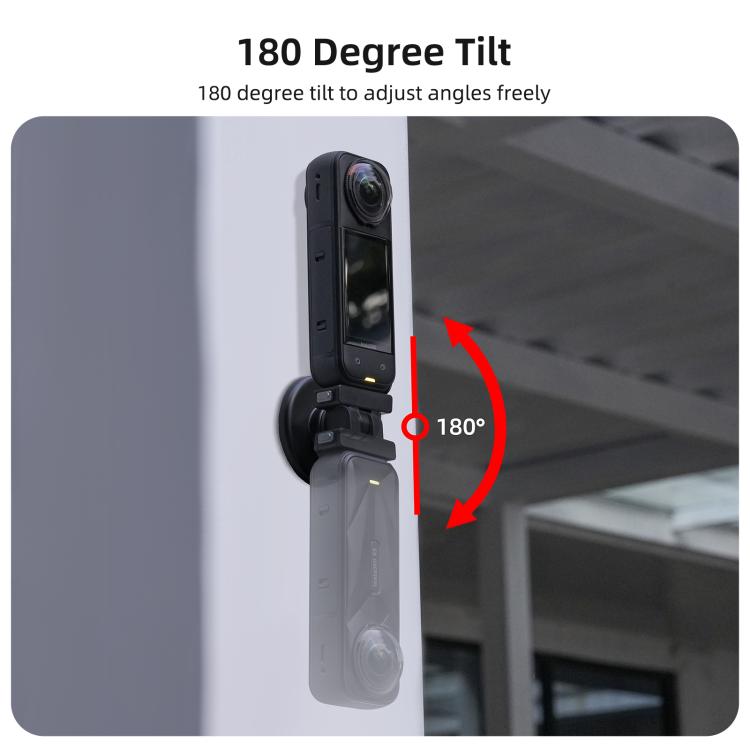 Sunnylife Quick - Release Magnetic Base Mount 1/4 180 Tilt Adjustable Tabletop Base Bracket For Insta360 X4 Air / X5 / Ace / Ace Pro 2 / 1, DZ - 142 For Insta360 X4 Air / X5 - ORIWHIZDJI & Insta360 AccessoriesInsta360 X SeriesMounts
