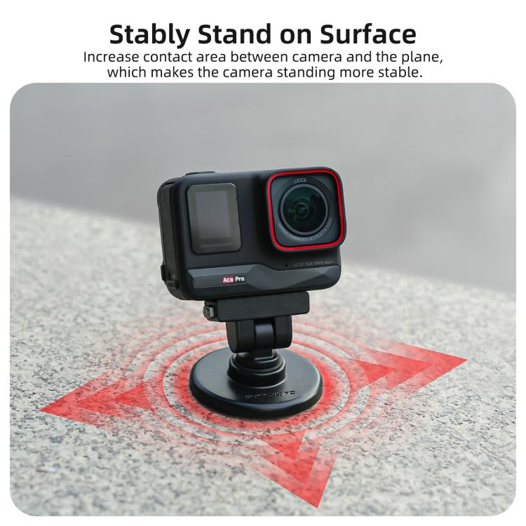Sunnylife Quick - Release Magnetic Base Mount 1/4 180 Tilt Adjustable Tabletop Base Bracket For Insta360 X4 Air / X5 / Ace / Ace Pro 2 / 1, DZ - 142 For Insta360 X4 Air / X5 - ORIWHIZDJI & Insta360 AccessoriesInsta360 X SeriesMounts