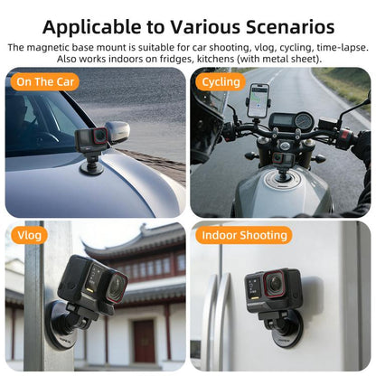 Sunnylife Quick - Release Magnetic Base Mount 1/4 180 Tilt Adjustable Tabletop Base Bracket For Insta360 X4 Air / X5 / Ace / Ace Pro 2 / 1, DZ - 142 For Insta360 X4 Air / X5 - ORIWHIZDJI & Insta360 AccessoriesInsta360 X SeriesMounts