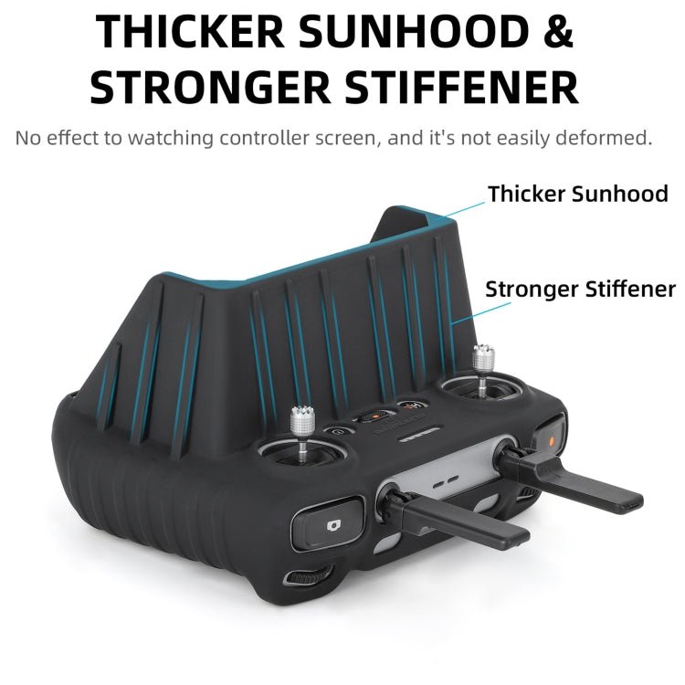 Sunnylife Remote Control Shockproof Anti - scratch Silicone Case with Hood, For DJI RC 2 - ORIWHIZDJI & Insta360 AccessoriesDJI Controller AccessoriesSunnylife