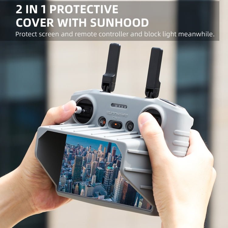 Sunnylife Remote Control Shockproof Anti - scratch Silicone Case with Hood, For DJI RC 2 - ORIWHIZDJI & Insta360 AccessoriesDJI Controller AccessoriesSunnylife