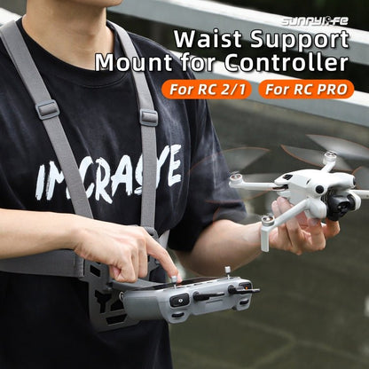Sunnylife Remote Control Waist Support Bracket Chest Strap, For DJI RC 2 / 1, For DJI RC Pro - ORIWHIZDJI & Insta360 AccessoriesDJI Controller AccessoriesSunnylife