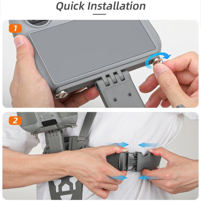 Sunnylife Remote Control Waist Support Bracket Chest Strap, For DJI RC 2 / 1, For DJI RC Pro - ORIWHIZDJI & Insta360 AccessoriesDJI Controller AccessoriesSunnylife