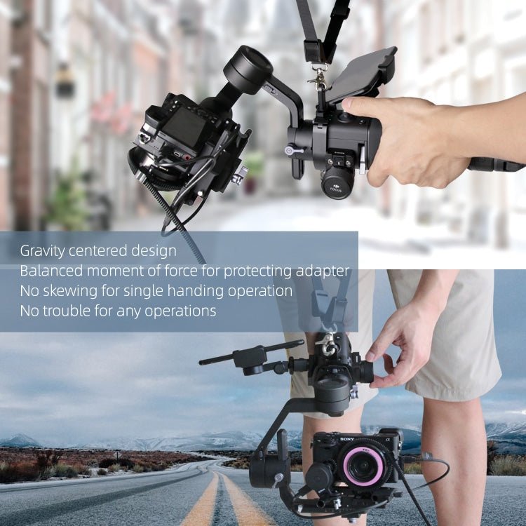 Sunnylife RO - Q9228 Handheld Gimbal Special Lanyard Shoulder Strap + Fixed Ring Hang Buckle for DJI RONIN - SC, For DJI RONIN - SC - ORIWHIZDJI & Insta360 AccessoriesDJI Ronin SeriesSunnylife