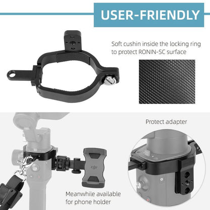 Sunnylife RO - Q9228 Handheld Gimbal Special Lanyard Shoulder Strap + Fixed Ring Hang Buckle for DJI RONIN - SC, For DJI RONIN - SC - ORIWHIZDJI & Insta360 AccessoriesDJI Ronin SeriesSunnylife