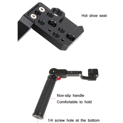 Sunnylife RO - Q9233 Carry Type Adjustable Angle SLR Stabilizer Handle For DJI RONIN RS - C2 / RONIN S / SC - ORIWHIZDJI & Insta360 AccessoriesDJI Ronin SeriesSunnylife