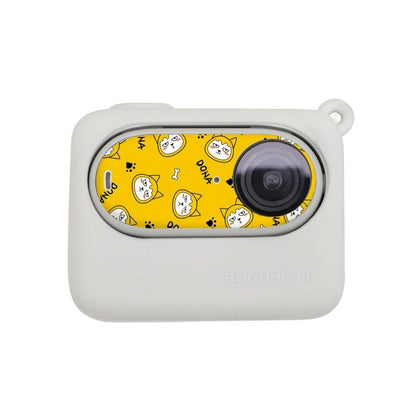 Sunnylife Silicone Case Stickers Skin Wrap Lens Cover with Neck Strap, For Insta360 GO 3 - ORIWHIZDJI & Insta360 AccessoriesInsta360 GO SeriesProtection & Cases