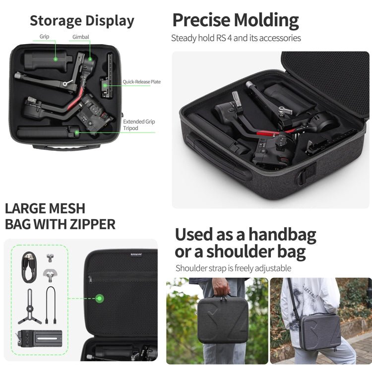 Sunnylife Storage Case Box Suitcase, For DJI RS 4 - ORIWHIZDJI & Insta360 AccessoriesDJI Ronin SeriesSunnylife