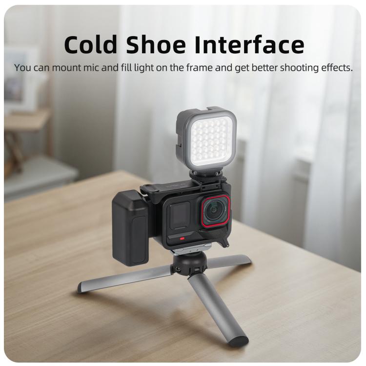 Sunnylife Street Photography Handle Ergonomic Hand Grip Quick Release Shutter Handle for Insta360 Ace Pro 2 / 1, For Insta360 Ace Pro 2 / 1 - ORIWHIZDJI & Insta360 AccessoriesInsta360 Ace SeriesSticks & Grips
