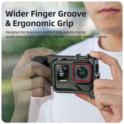 Sunnylife Street Photography Handle Ergonomic Hand Grip Quick Release Shutter Handle for Insta360 Ace Pro 2 / 1, For Insta360 Ace Pro 2 / 1 - ORIWHIZDJI & Insta360 AccessoriesInsta360 Ace SeriesSticks & Grips