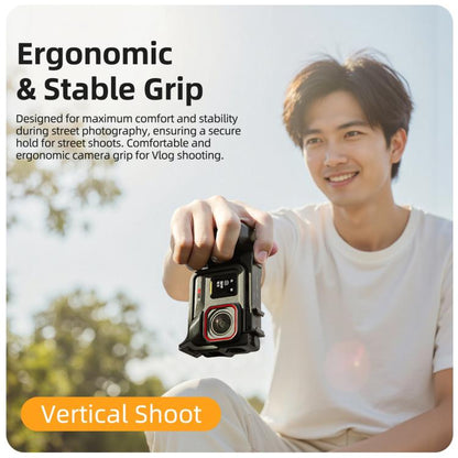 Sunnylife Street Photography Handle Ergonomic Hand Grip Quick Release Shutter Handle for Insta360 Ace Pro 2 / 1, For Insta360 Ace Pro 2 / 1 - ORIWHIZDJI & Insta360 AccessoriesInsta360 Ace SeriesSticks & Grips
