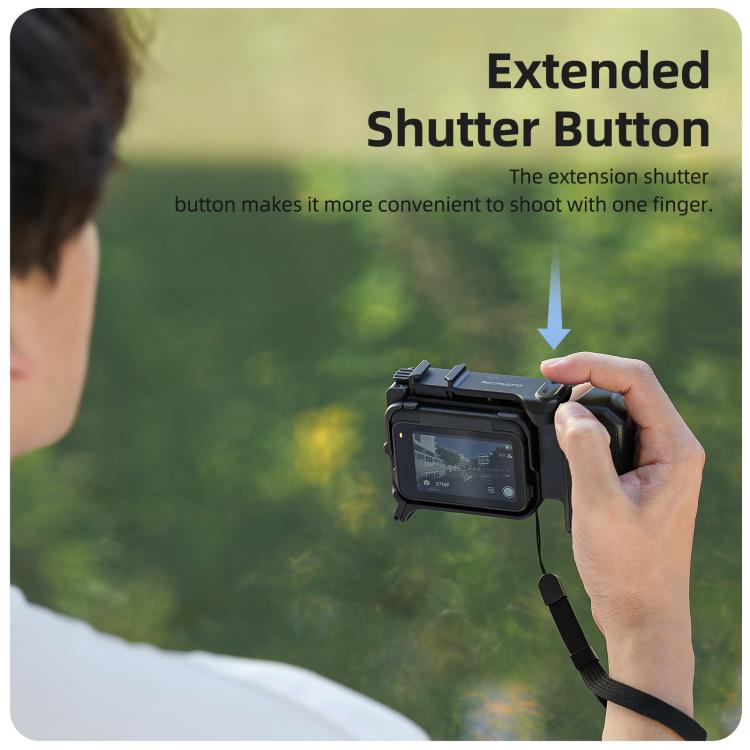 Sunnylife Street Photography Handle Ergonomic Hand Grip Quick Release Shutter Handle for Insta360 Ace Pro 2 / 1, For Insta360 Ace Pro 2 / 1 - ORIWHIZDJI & Insta360 AccessoriesInsta360 Ace SeriesSticks & Grips