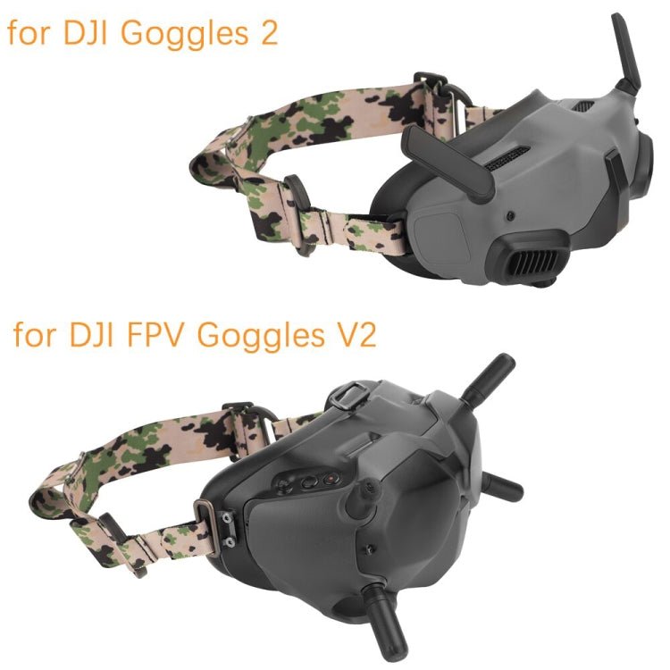 Sunnylife TD487 For DJI Avata / FPV Goggles V2 Color Headband Fixed Elastic Strap, Strap (Red), Strap (Graffiti), Strap (Camouflage) - ORIWHIZDJI & Insta360 AccessoriesDJI FPV SeriesOther Accessories
