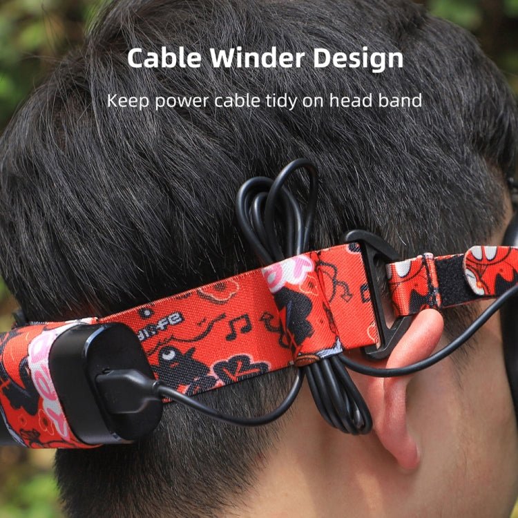 Sunnylife TD487 For DJI Avata / FPV Goggles V2 Color Headband Fixed Elastic Strap, Strap (Red), Strap (Graffiti), Strap (Camouflage) - ORIWHIZDJI & Insta360 AccessoriesDJI FPV SeriesOther Accessories
