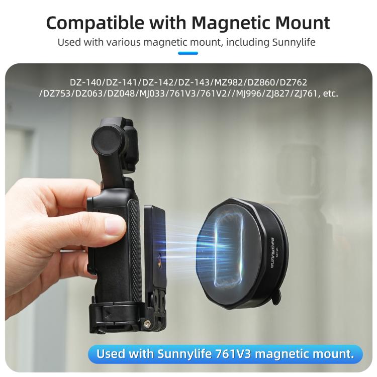Sunnylife Universal Suction Cup Adapter Base Strong Suction Sucker for Action Camera - ORIWHIZDJI & Insta360 AccessoriesSuction Cup MountSunnylife